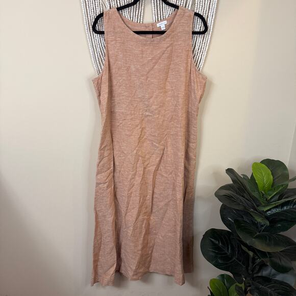 J. Jill Linen Oversized Maxi Dress M - Picture 1 of 3